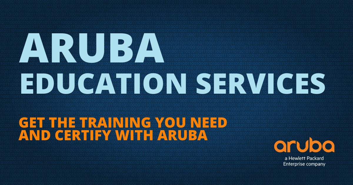 Безкоштовне навчання по архітектурі та безпеці мережі від Aruba Education Services
