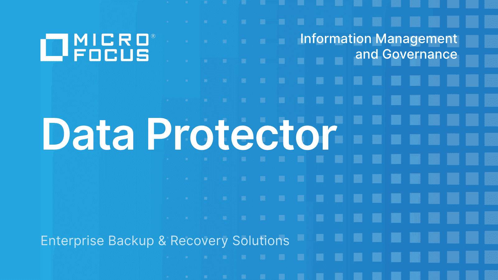 Micro Focus Data Protector - найцікавіші функції та можливості