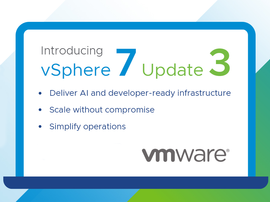 Довгоочікуваний вихід VMware vSphere 7 Update 3